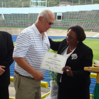 SDF Makes New Running Track at National Stadium a Reality