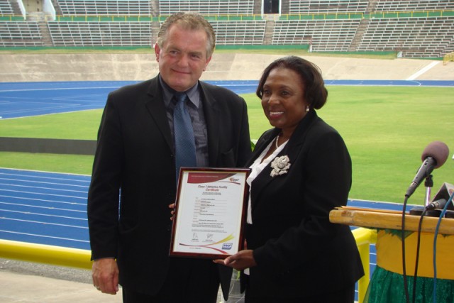 SDF Makes New Running Track at National Stadium a Reality