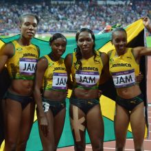 Jamaica’s 4x400 bronze ladies