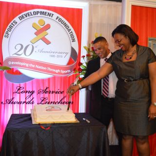 The longest serving male & female staff members
