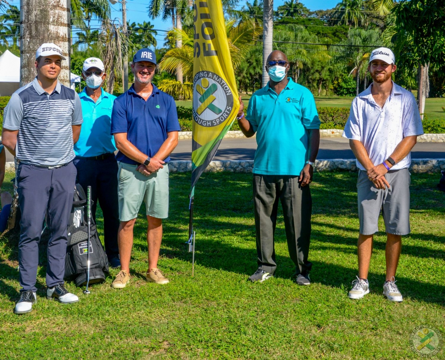 Denzil Wilks & Golf Players - Jamaica Open 2020