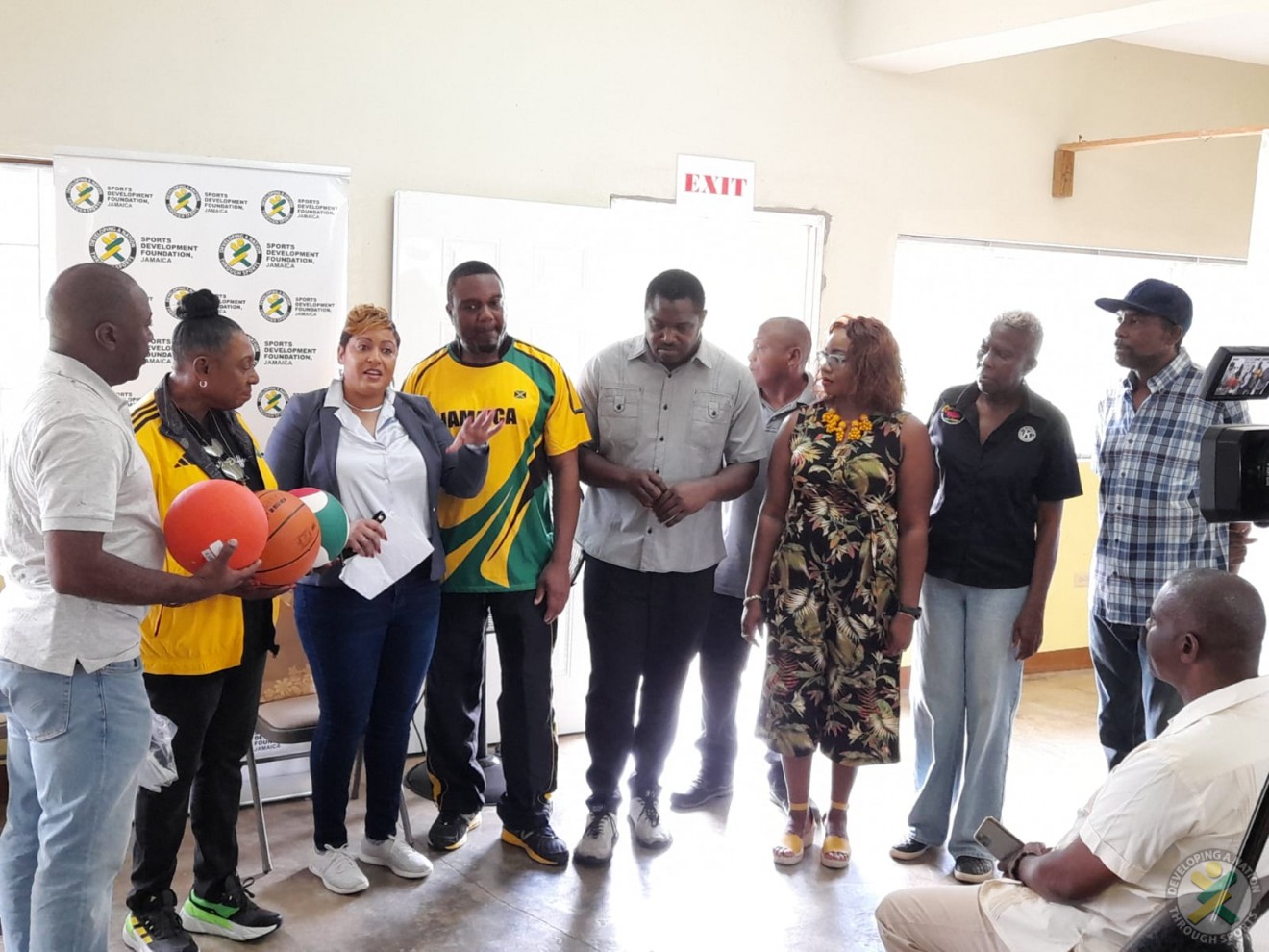 Sporting Equipment Handing Over