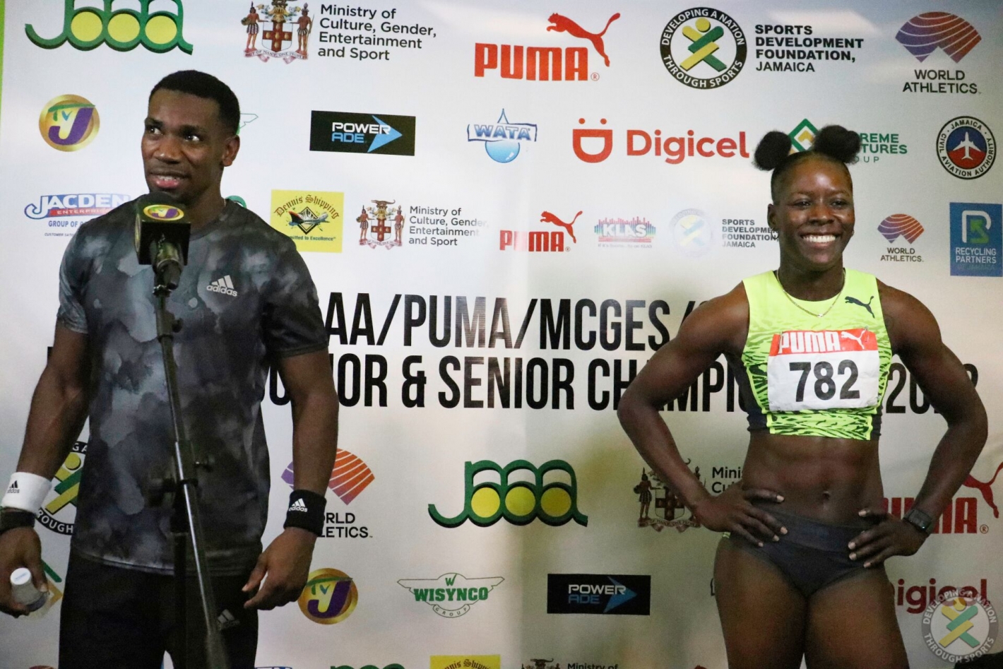 The Standout 100M Male and Female