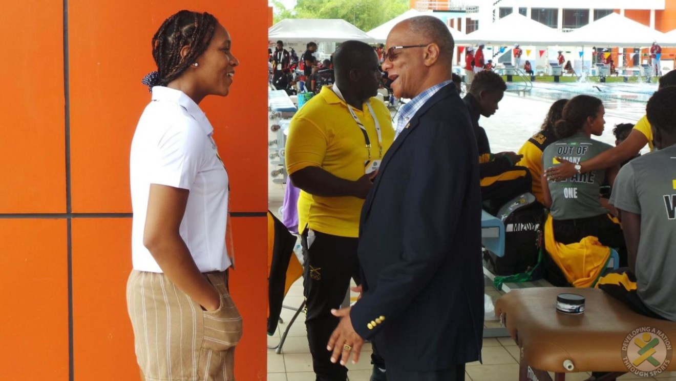 Ambassador has a Chat with Jamaica's World Class Champion