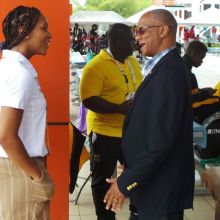 Ambassador has a Chat with Jamaica's World Class Champion