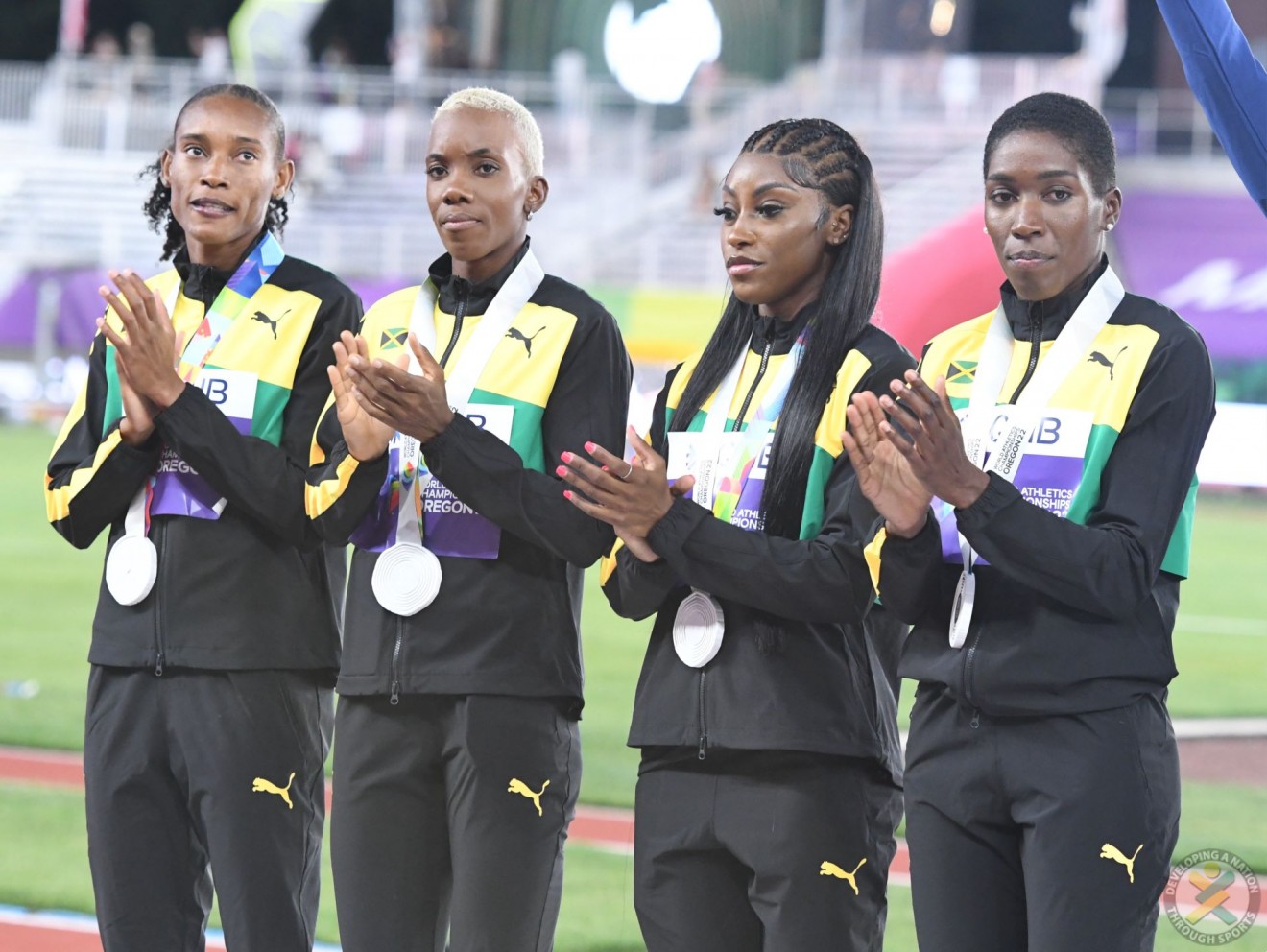 4x400M Women's World Championship Silver Medalists