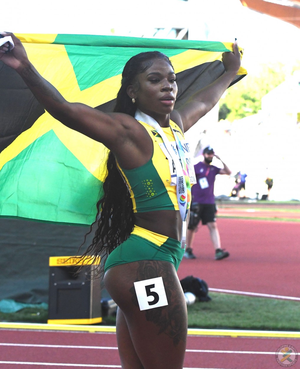 Elegant - Britany Anderson 100M Hurdles 2nd Place