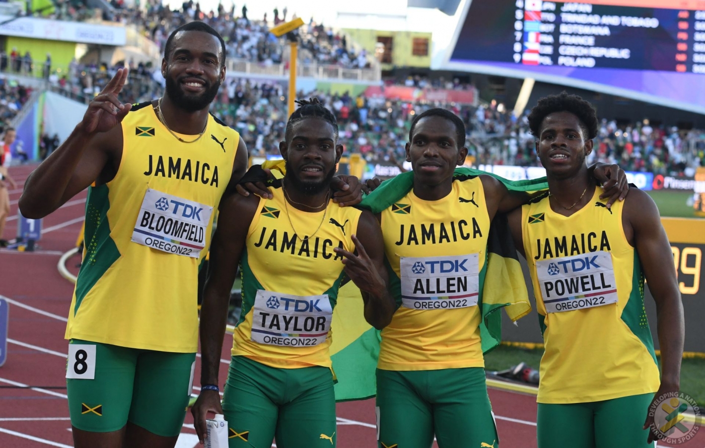 4x400M Men's World Championship Team - 2nd Place