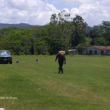 Eden garden Park, St. Mary JA (being sprayed)