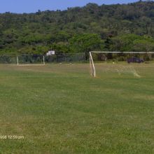 Eden garden Park field, St. Mary JA (Unfinished goals on Field)